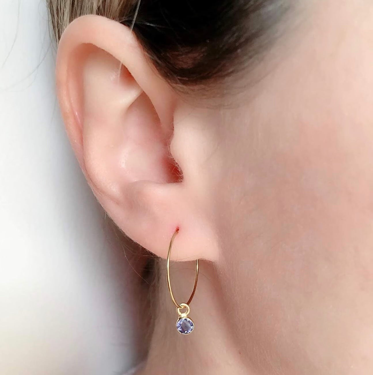 Boucles d'oreilles créoles en or