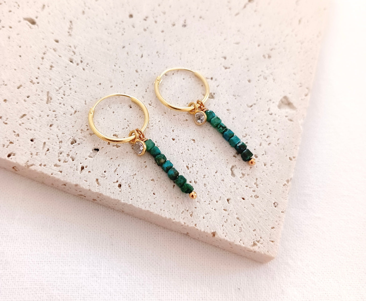 Howlite earrings