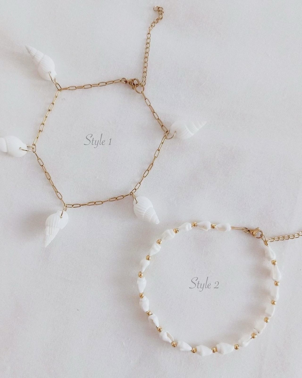 Shell anklet