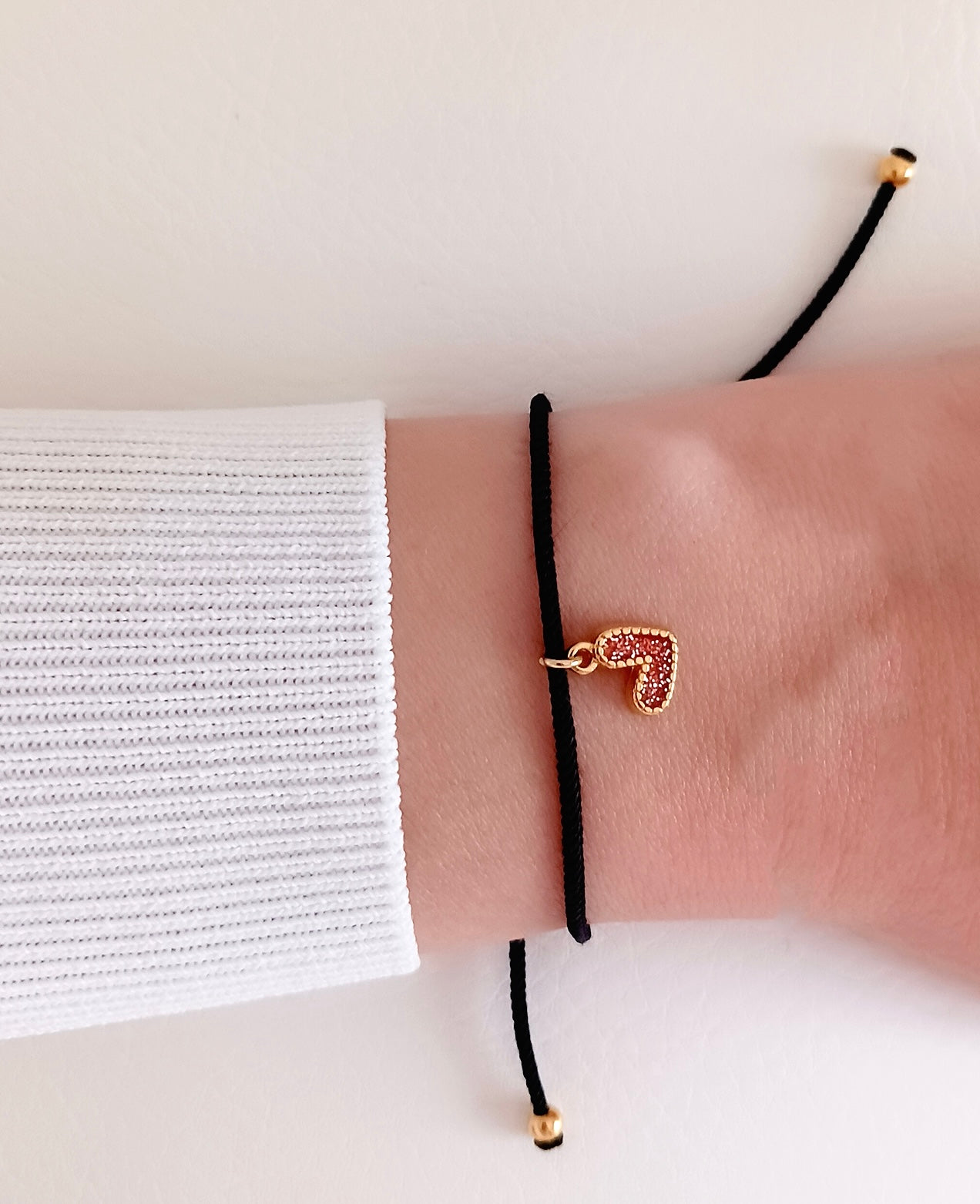 Red heart bracelet