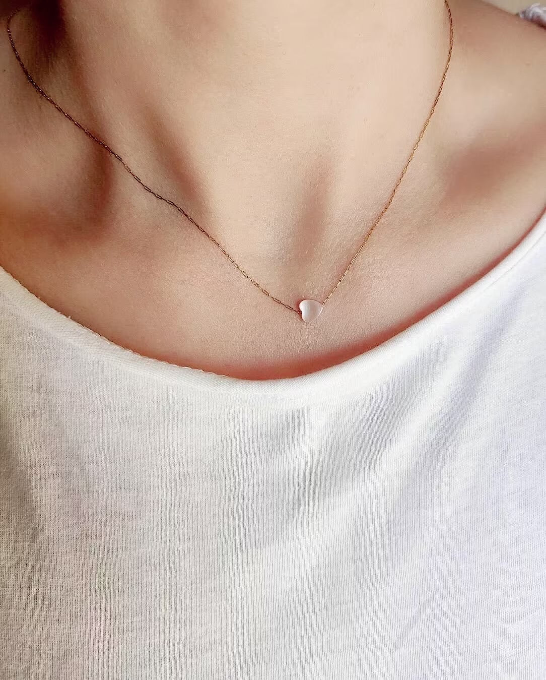 Tiny heart necklace