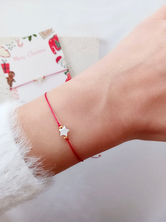 Christmas star bracelet