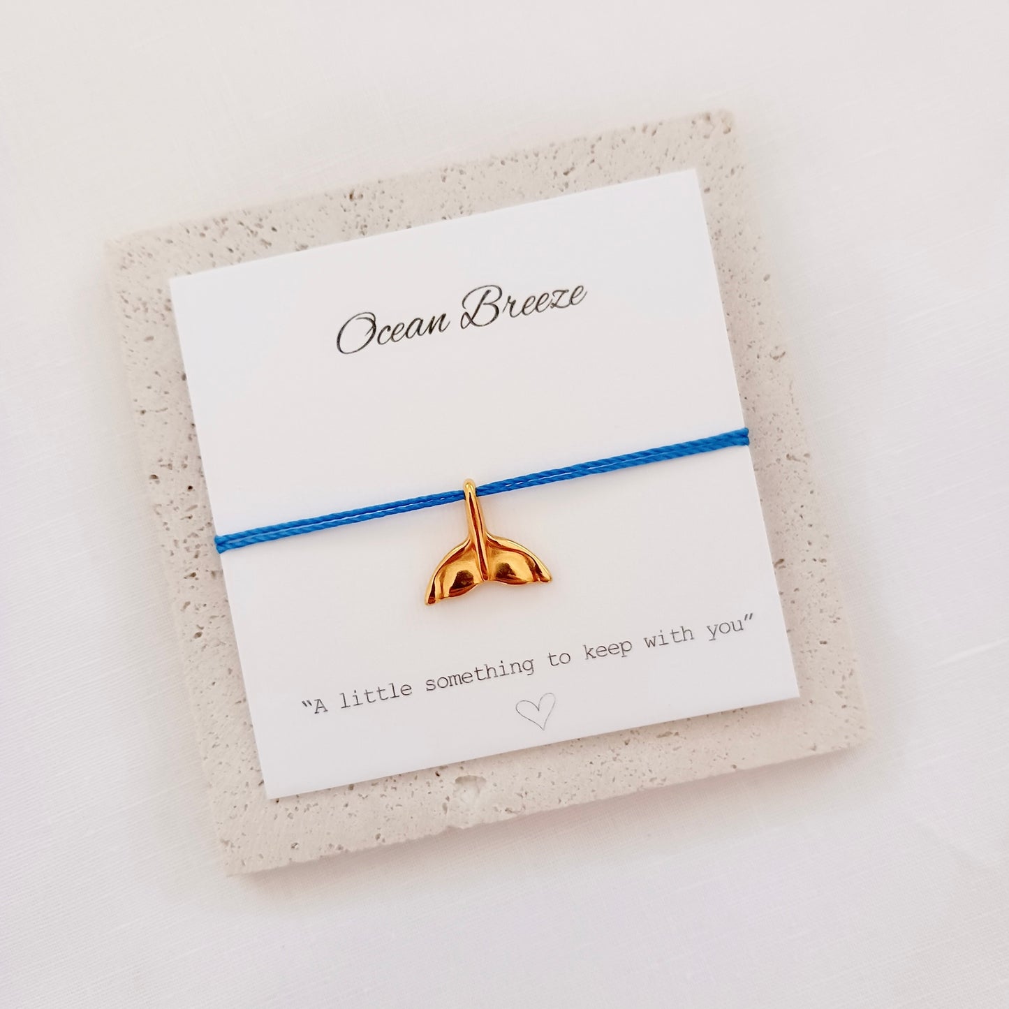 Whale Tail Cord Bracelet