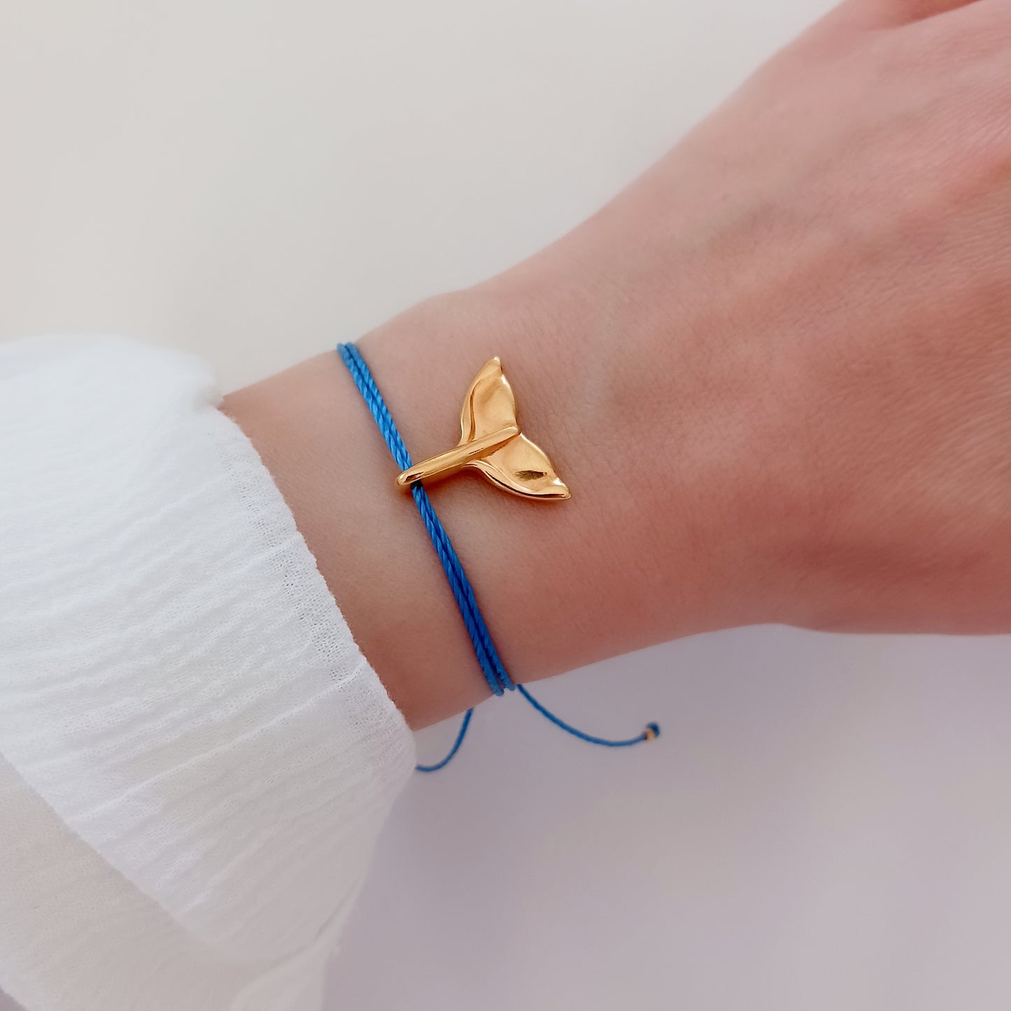 Whale Tail Cord Bracelet