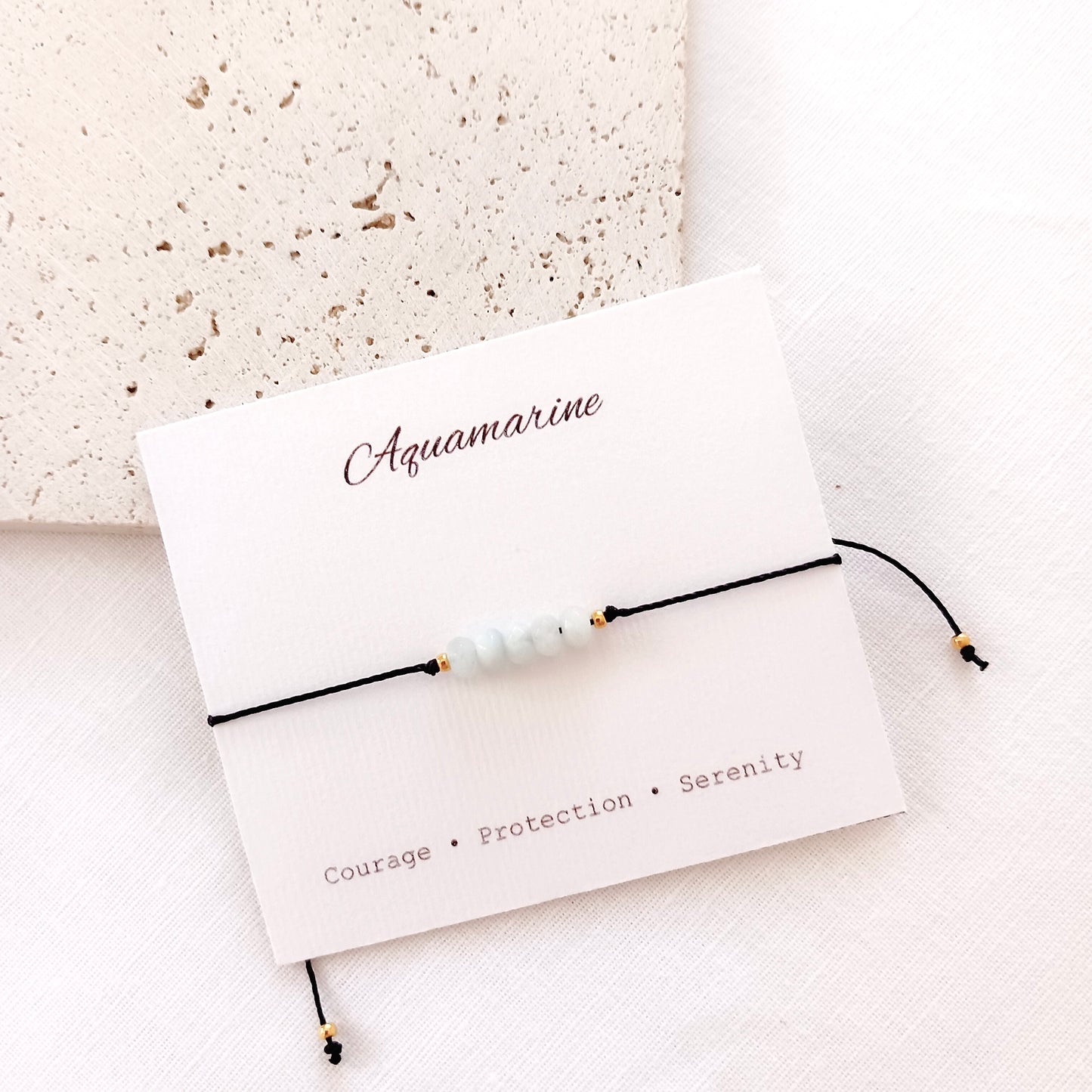 Tiny gemstone bracelet