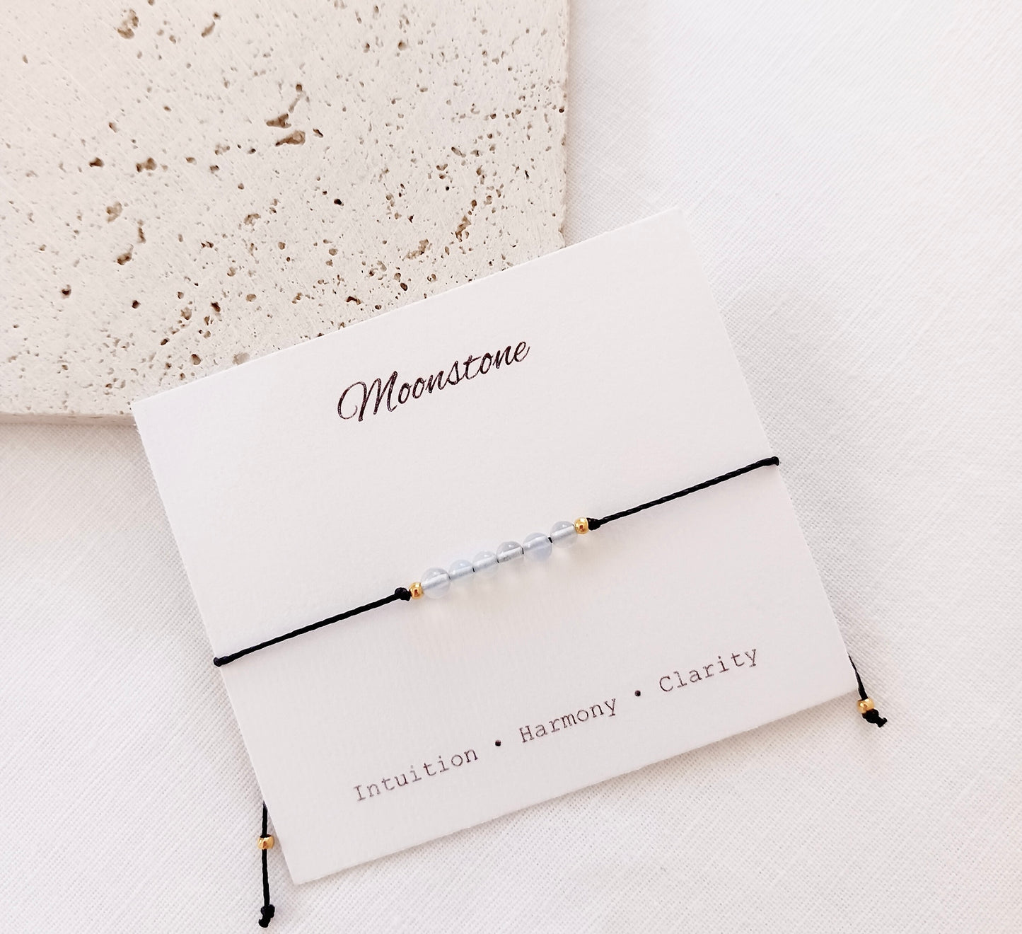 Tiny gemstone bracelet