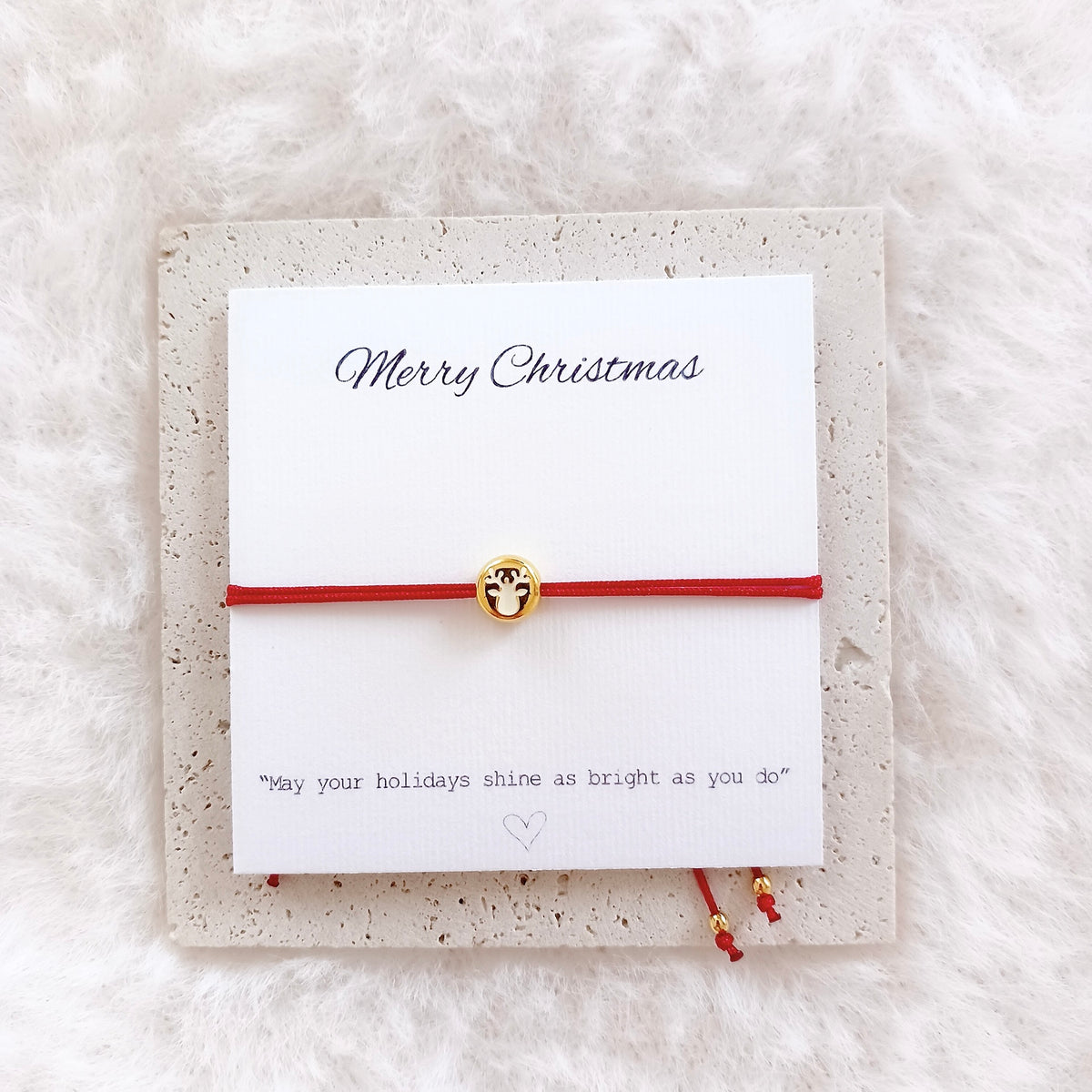Bracelet renne de Noël