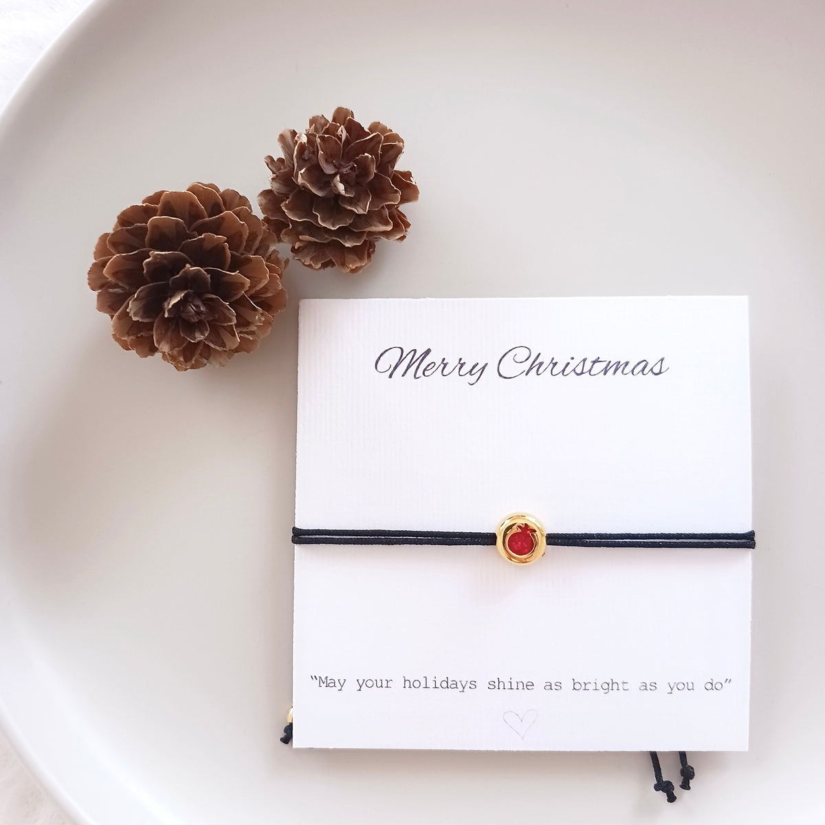 Festive pomegranate bracelet