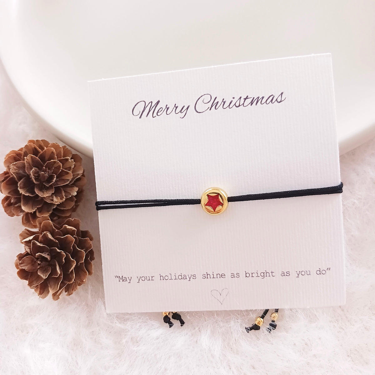 Sparkling star christmas bracelet