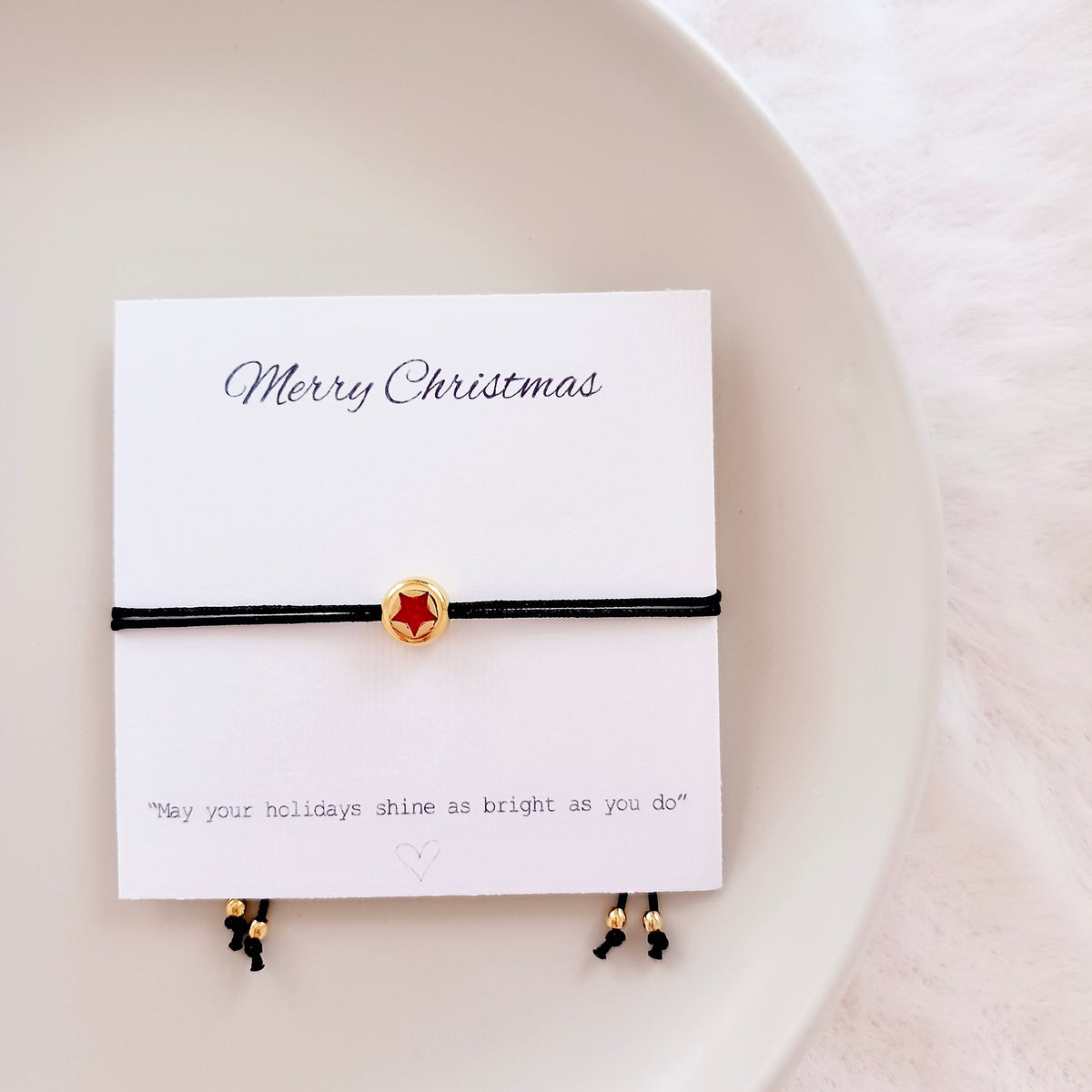 Sparkling star christmas bracelet