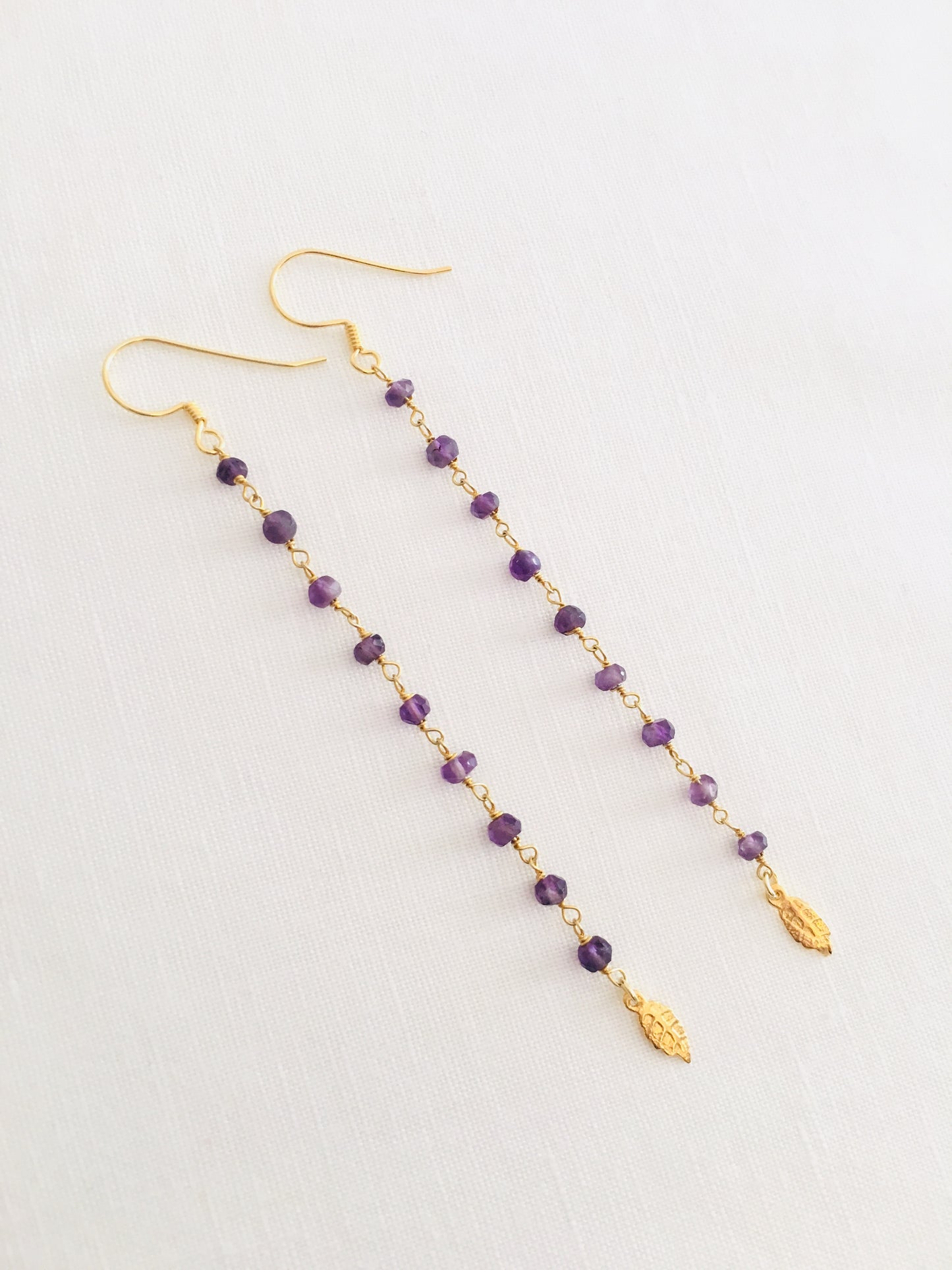 Amethyst earrings