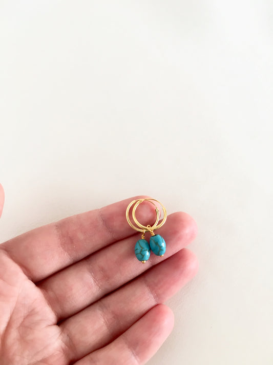 Turquoise earrings