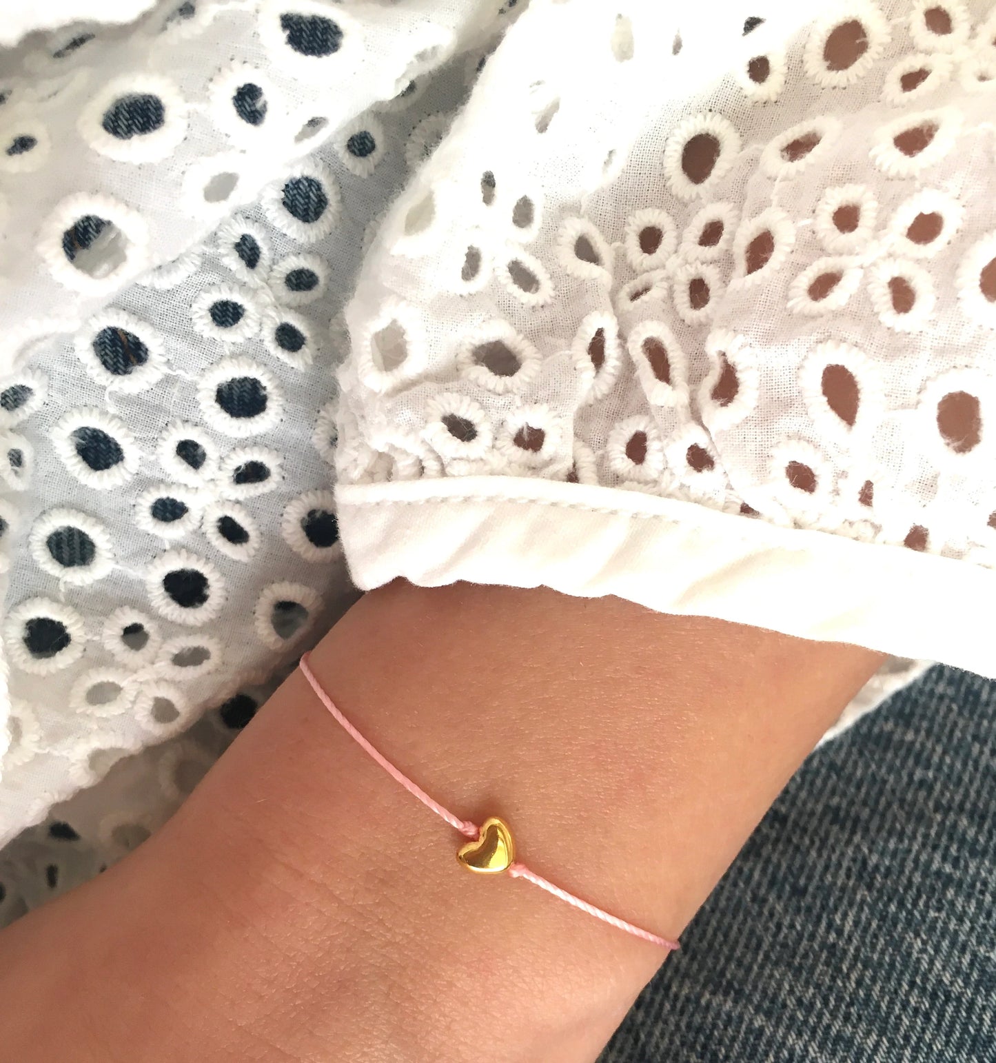 Tiny heart bracelet