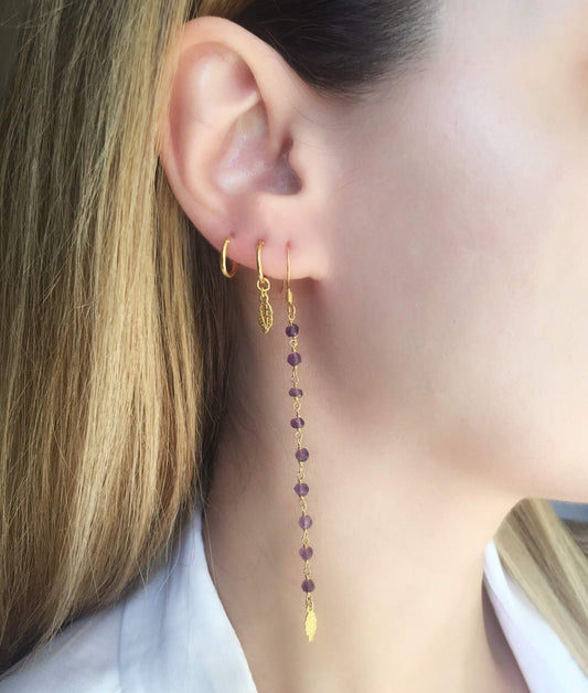 Amethyst earrings